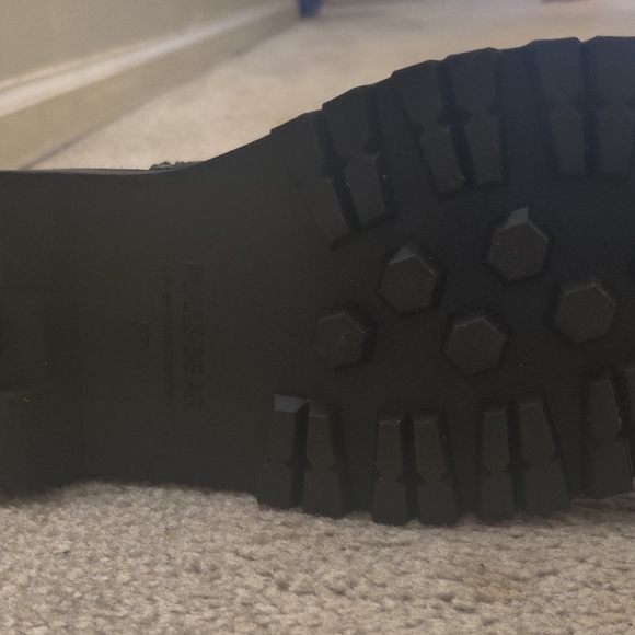 Pull and Bear Block heel lace up ankle boots - Picture 6 of 8